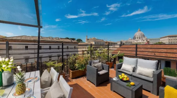 Terrace near St Peter’s Basilica